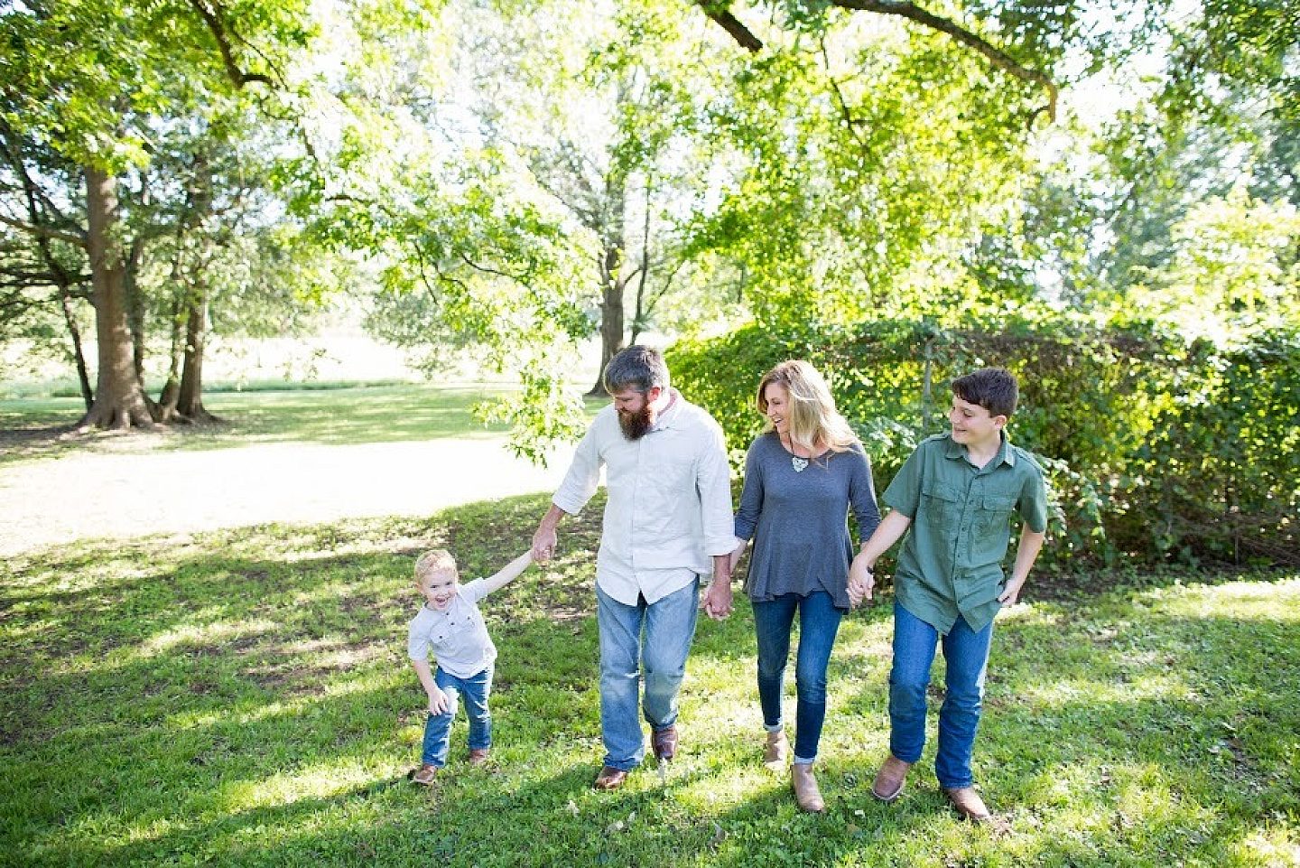 Family in Field