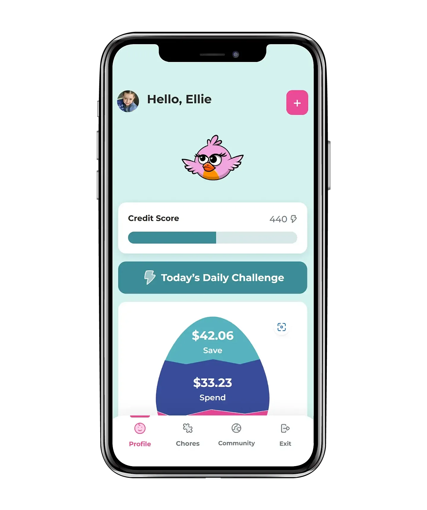 My First Nest Egg App Mock