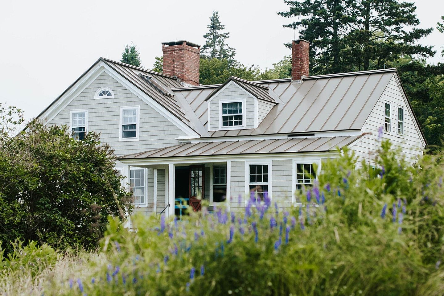 House with flowers