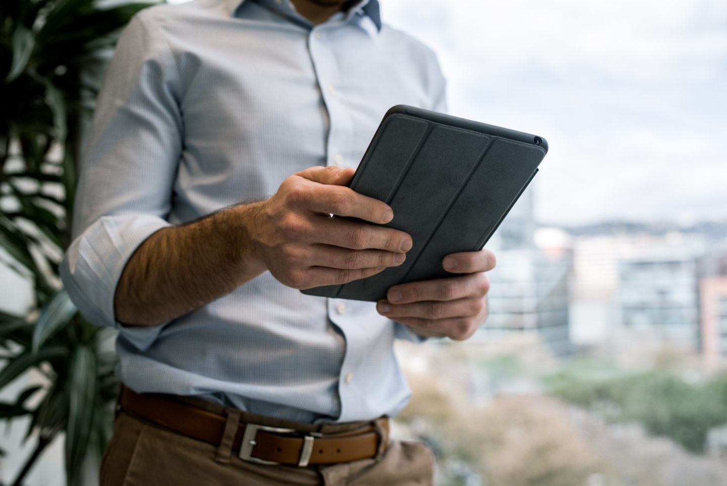Man Using Tablet 2