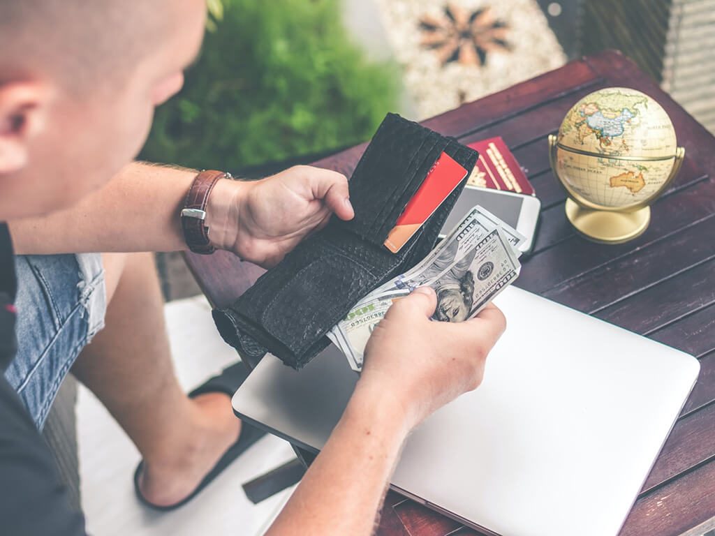 Man With Open Wallet